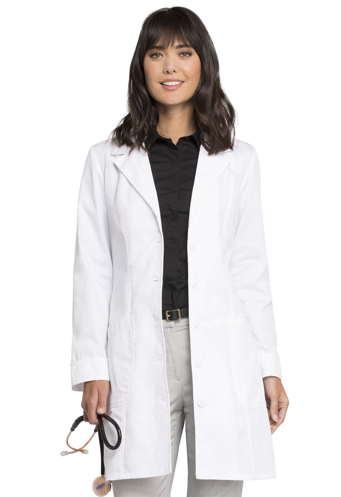 Cherokee Women's Fashion Whites 36" Lab Coat  Cherokee   