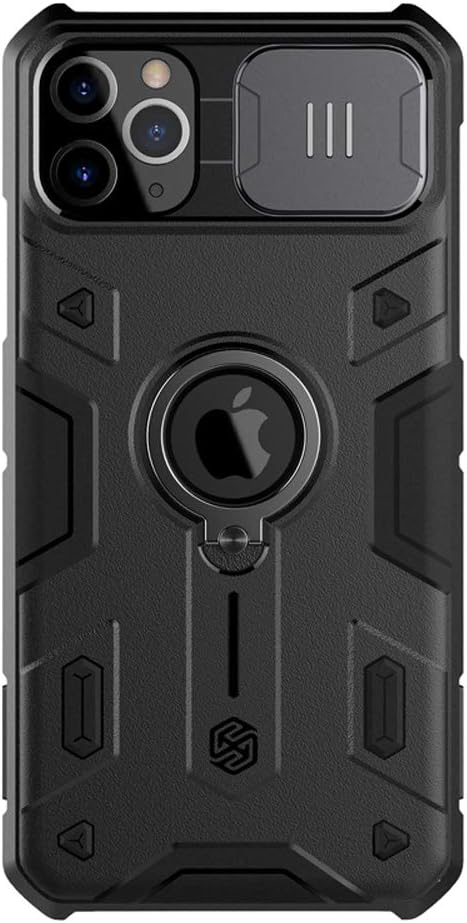 غطاء سلسلة Nillkin CamShield Armor مصمم لهاتف Apple iPhone 11 Pro Max - أسود
