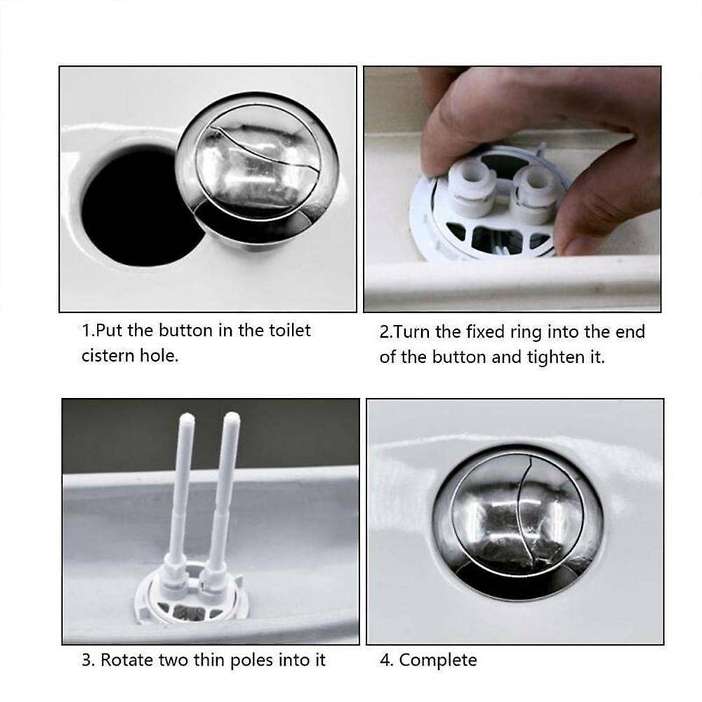 Royal Apex Double Button Flush System For High & Low Pressure with Anti Siphon Design and Water Level Adjustment Mechanism