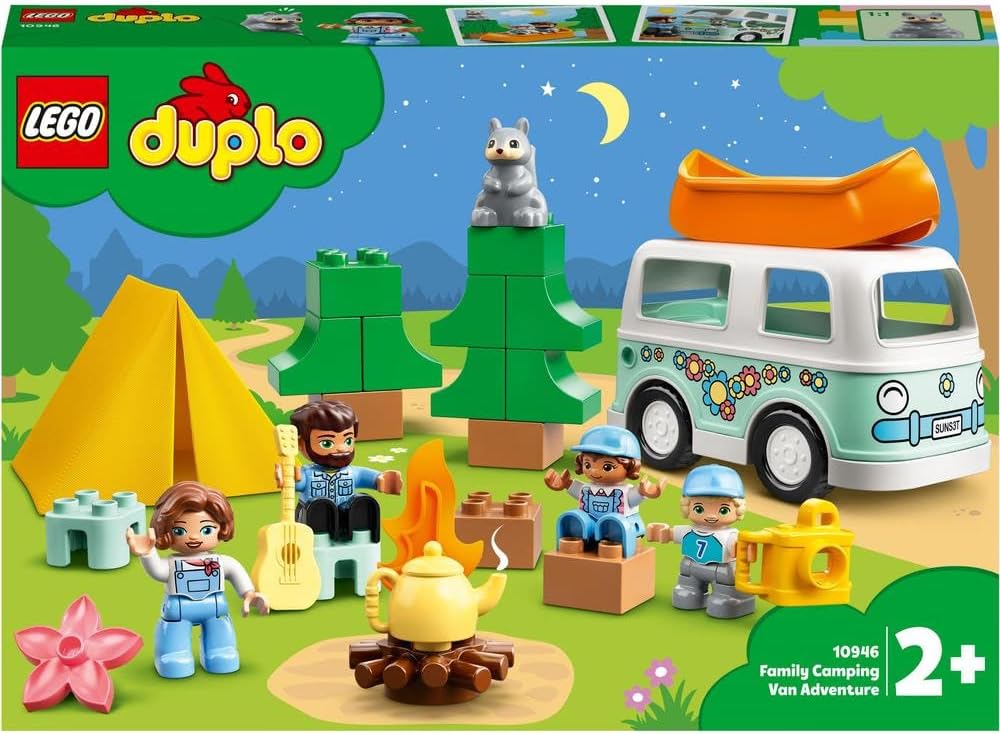 LEGO DUPLO Town Family Camping Van Adventure 10946 Building Toy (30 Pieces)