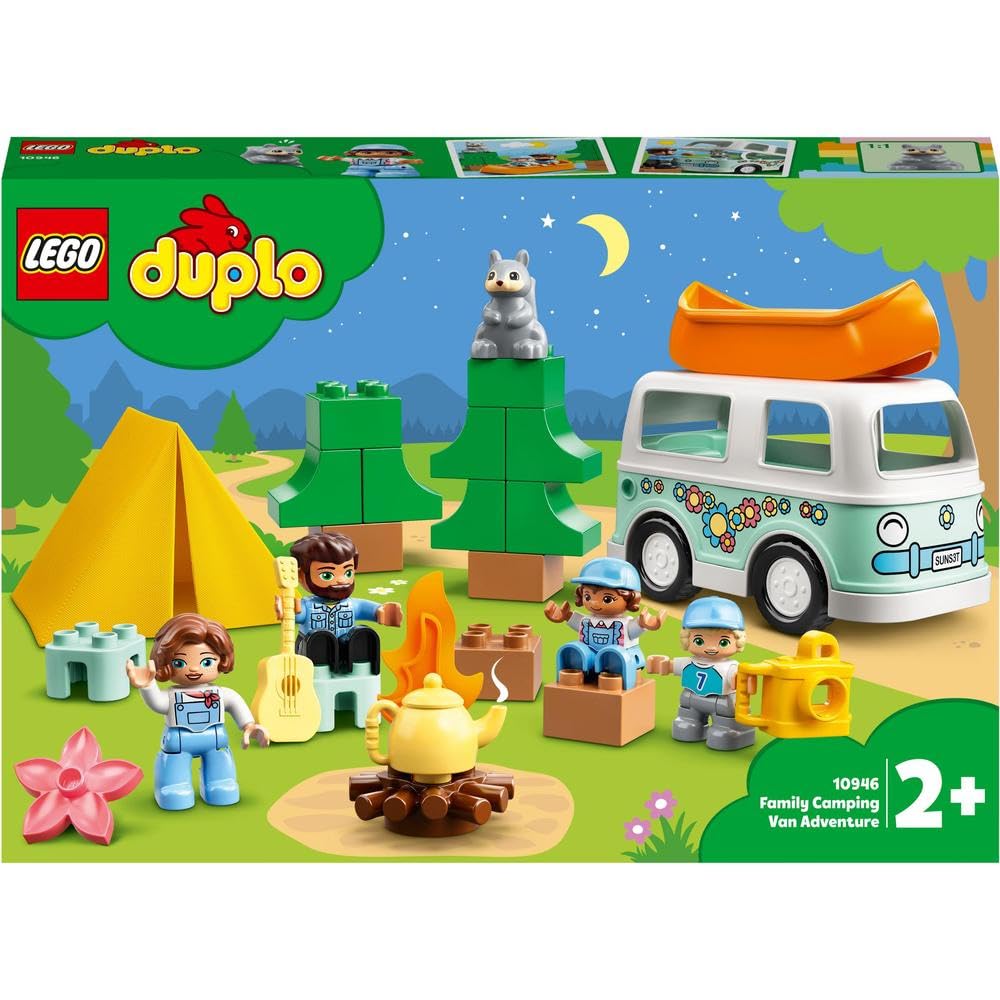 LEGO DUPLO Town Family Camping Van Adventure 10946 Building Toy (30 Pieces)