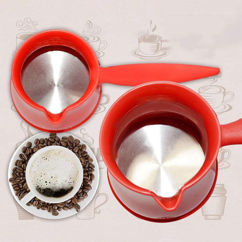 1 Pcs Turkish Coffee Maker, Electric Pot Stainless Steel Water Kettle Portable 500W - Random Color