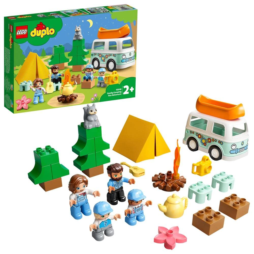 LEGO DUPLO Town Family Camping Van Adventure 10946 Building Toy (30 Pieces)