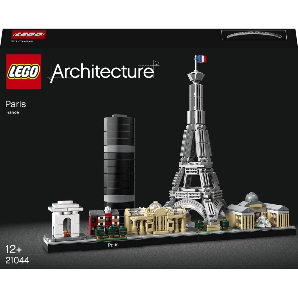 LEGO Architecture Paris 21044 Building Blocks Toy Set; Toys for Boys, Girls, and Kids (694 Pieces)