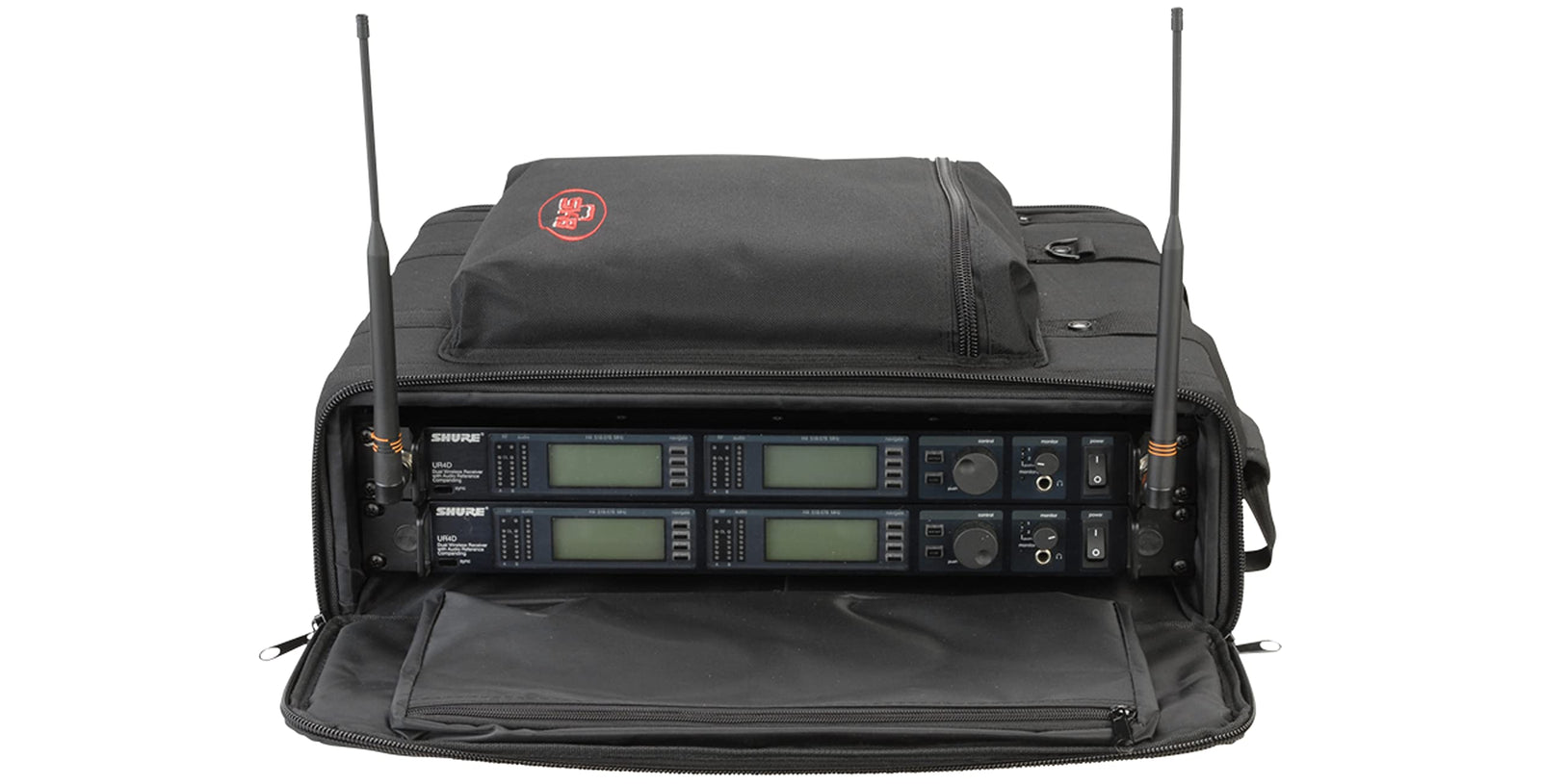 Skb Two Space Soft Rack Case, 2U Size, Black