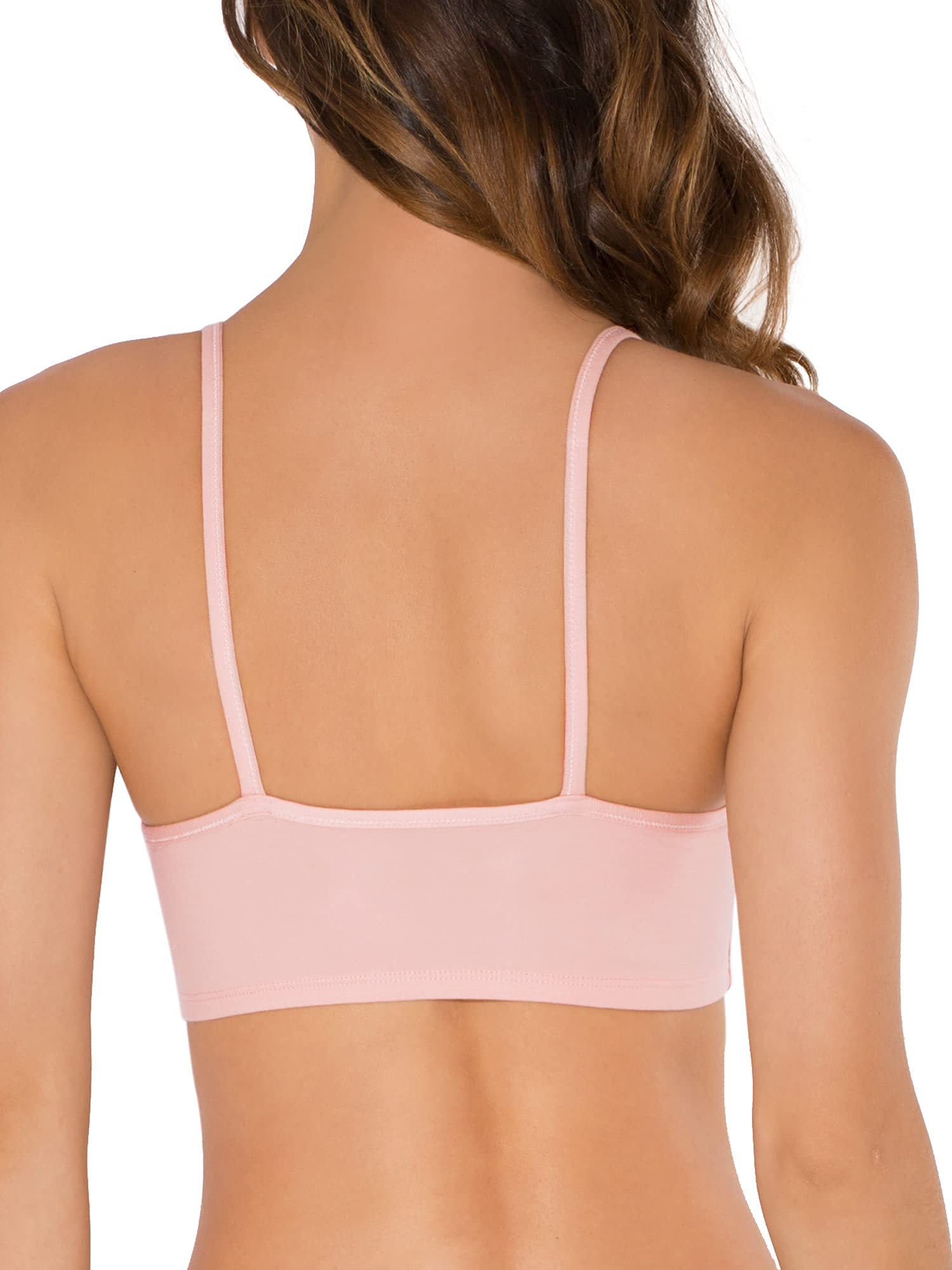 Fruit Of The Loom womens Spaghetti Strap Cotton Sports Bra Sports Bra (pack of 4) 40