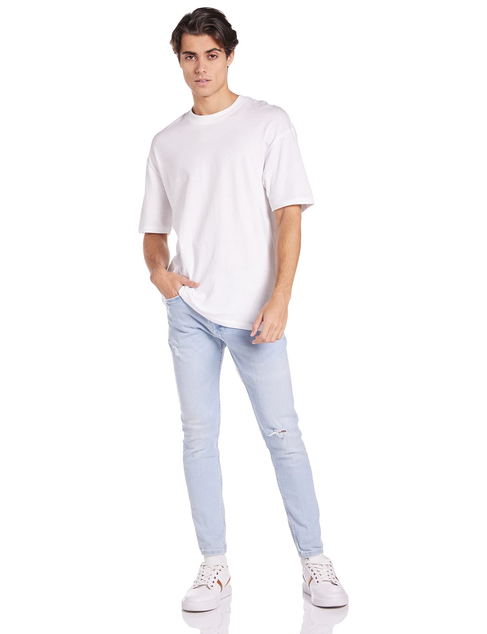 Jack & Jones Mens Crew Neck T-Shirt (pack of 1)