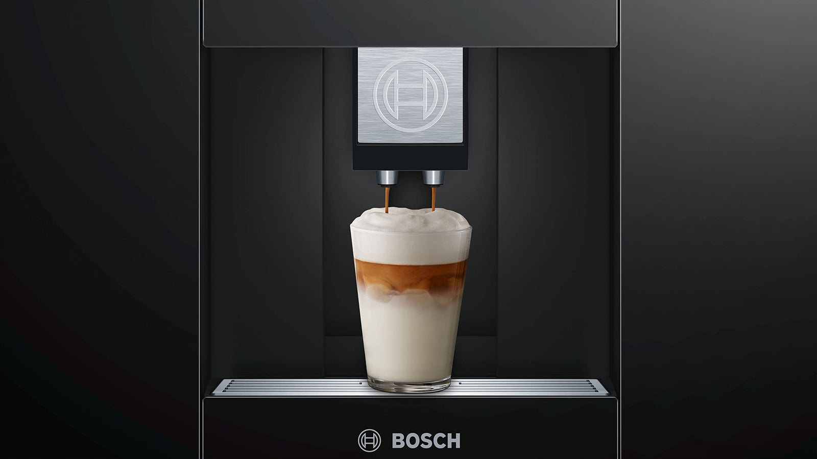 Bosch Built In Fully-Automatic Coffee Machine,Stainless Steel - CTL636ES1 Without Tray