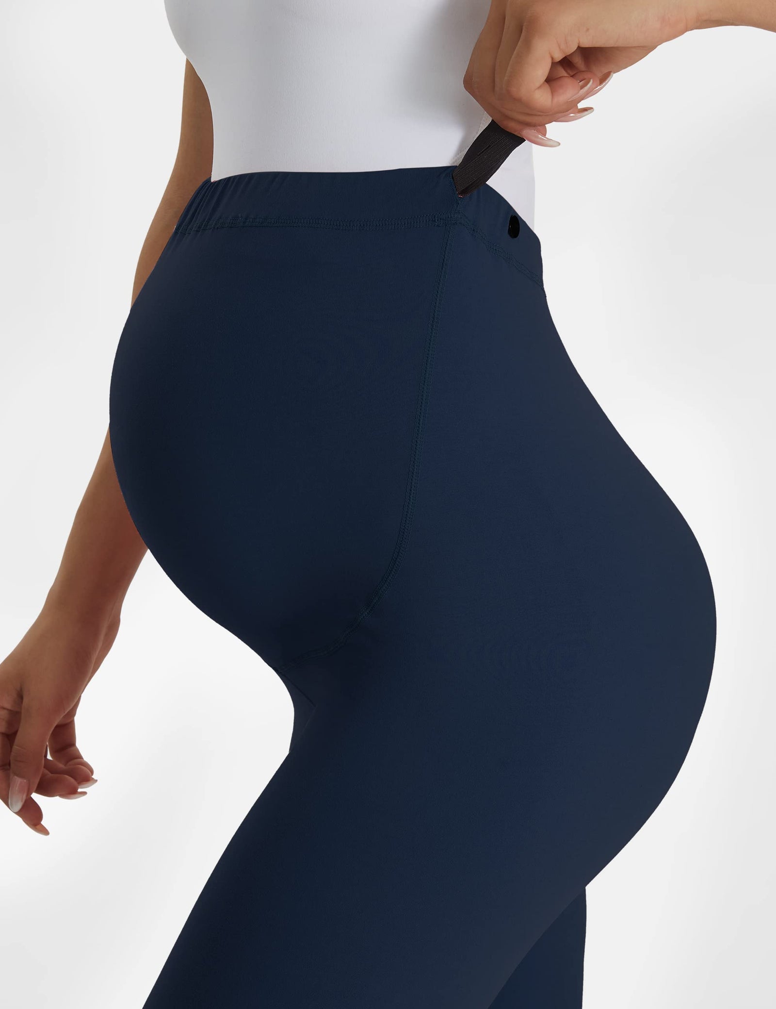Buttergene Women's Maternity Leggings over the Belly Pregnancy Active Wear Workout Yoga Tights Pants
