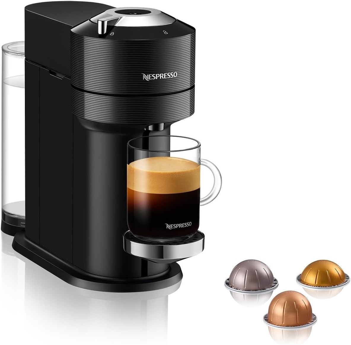 Nespresso Vertuo Next coffee machine by Nespresso, Classic Black - UAE Version