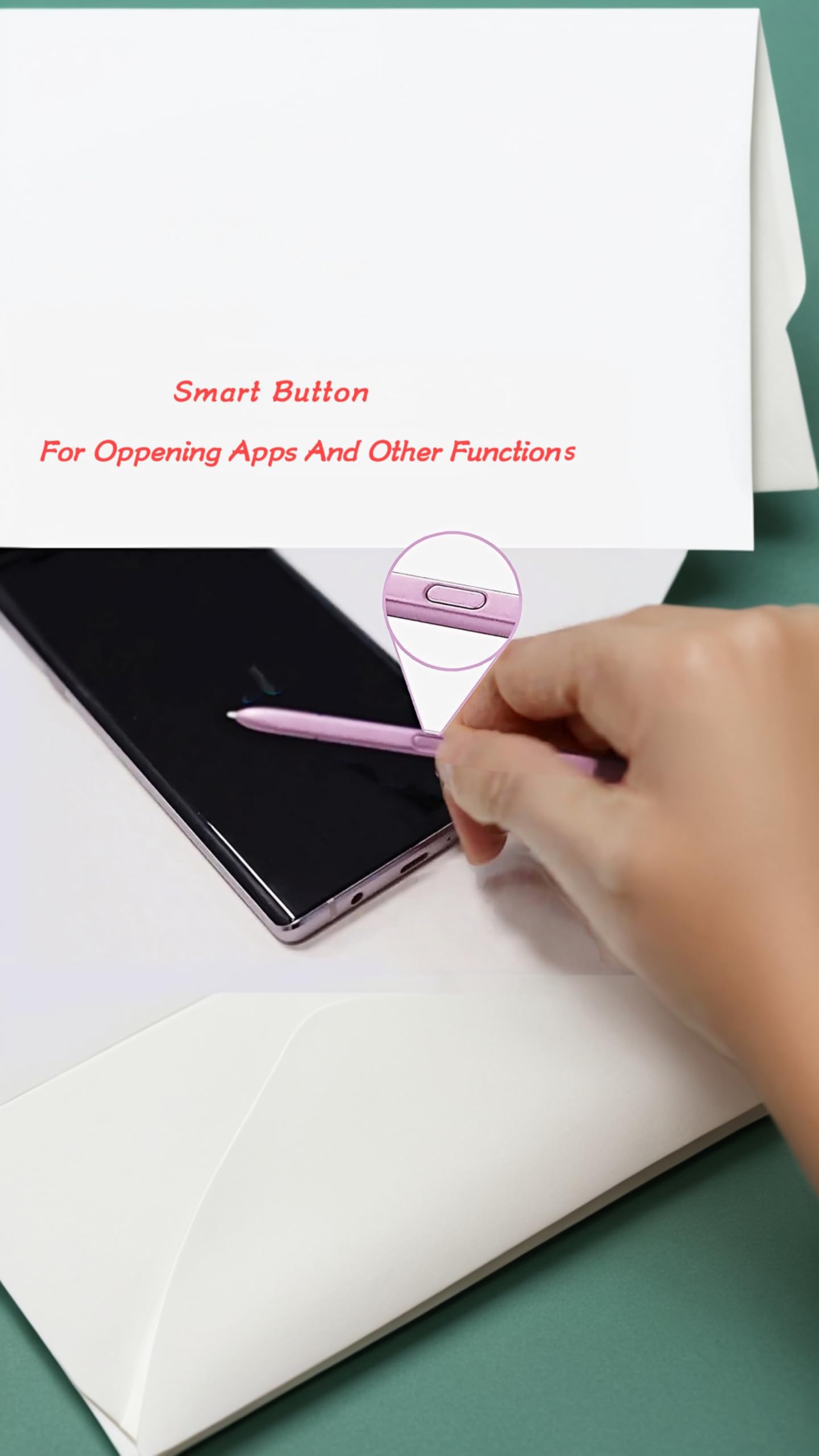 Compatible for Samsung NOTE9 Stylus Pen | S-Pen Compatible | Electromagnetic & Capacitive Touch for Precise Control