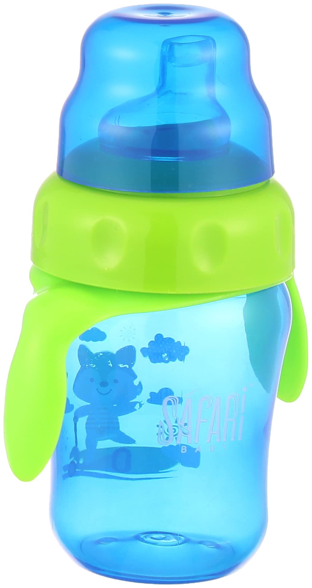 Safari baby cup with silicone spout 210 ml blue