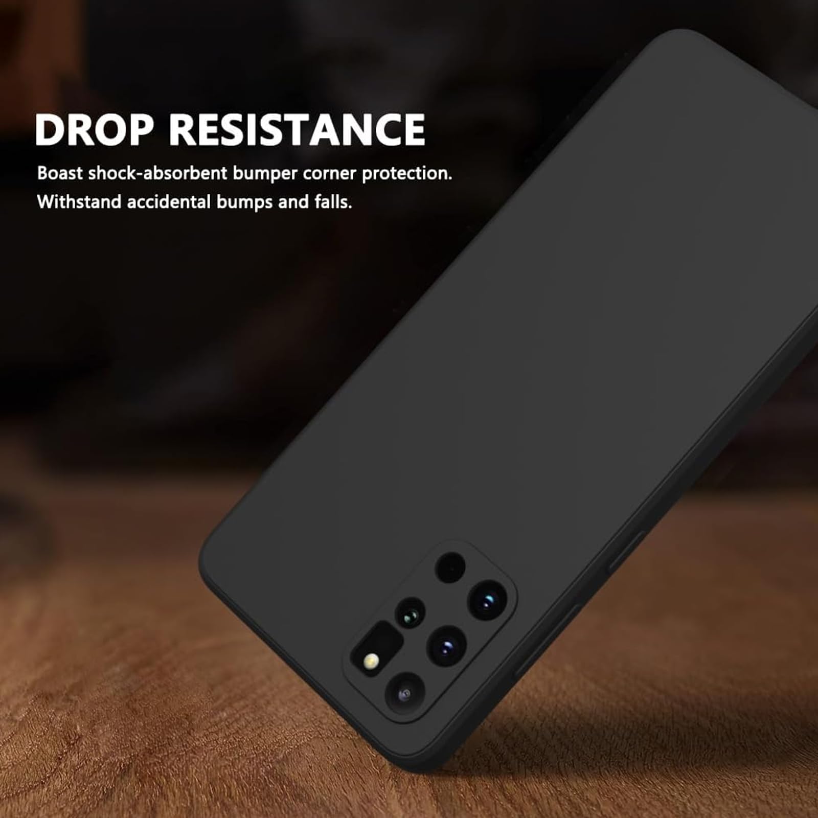 Silicone Cover Case Cover for Samsung Galaxy S20 Plus Thin with Camera Protection Soft Interior Slim Fit Flexible Phone Case (for Samsung Galaxy S20 Plus-Black)