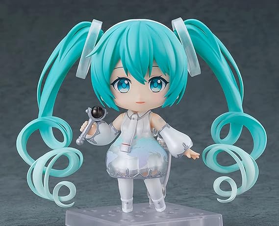 Good Smile Character Vocal Series 01: Hatsune Miku (Miku Expo 2021 Ver.) Nendoroid Action Figure, Multicolor