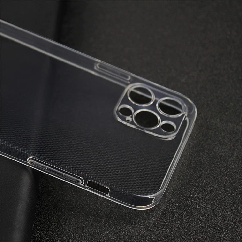 AJEZDONG Compatible with iPhone 11 Pro Max Case Bumper Hybrid Protective Anti Yellowing Shockproof Non Slip Slim Fit (Crystal Clear)