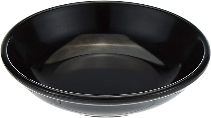 Servewell Melamine Symphony Sauce Black Plate (10X10cm) C_2118_01