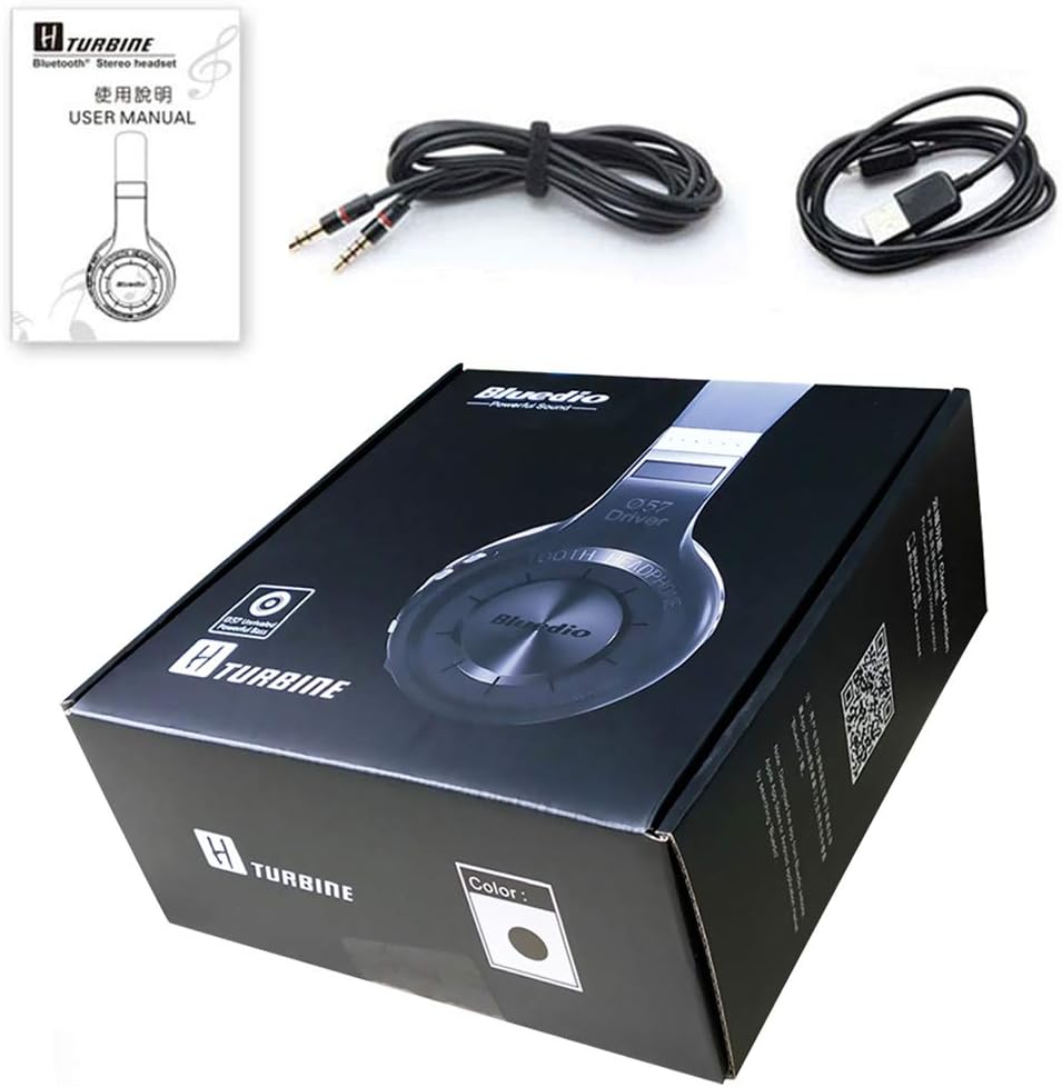 Bluedio HT(Shooting Brake) wireless bluetooth 5.0 stereo headphones (Black)