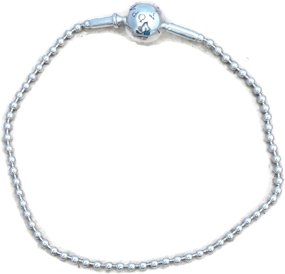 Pandora Sterling Silver Ion Bracelet for Women, 8.3 Inches, Sterling Silver Stone, Without Stones