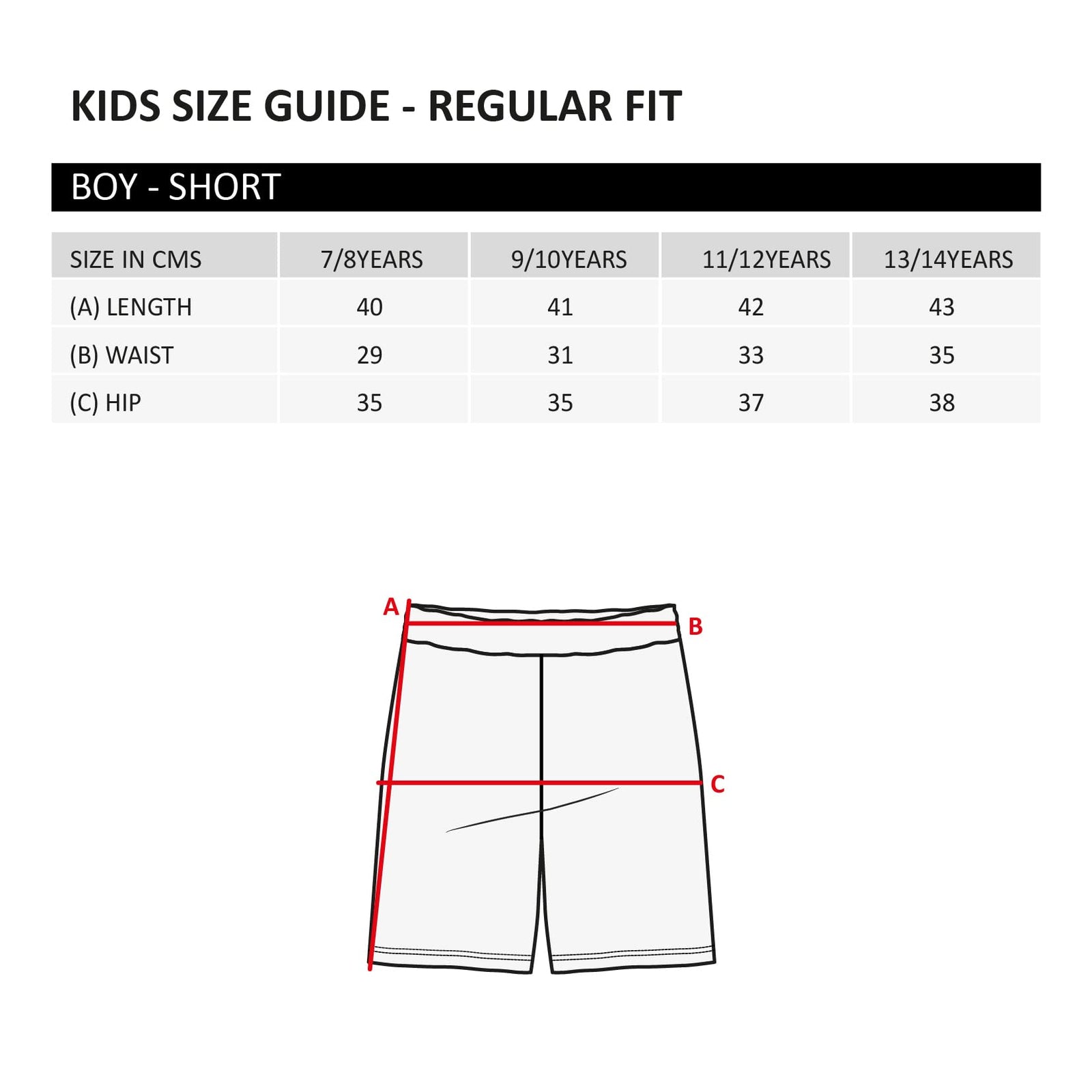 QATAR BOY'S SHORTS - BURGUNDY