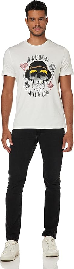 Jack & Jones mens Captain Crew Neck T-Shirt (pack of 1)