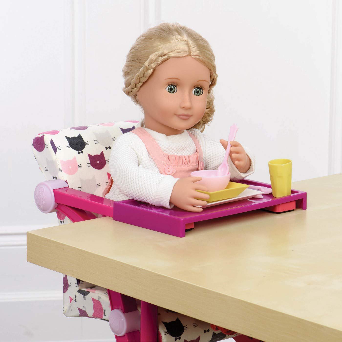 OG Dolls Our Generation Clip-On Chair (Kitty Print)