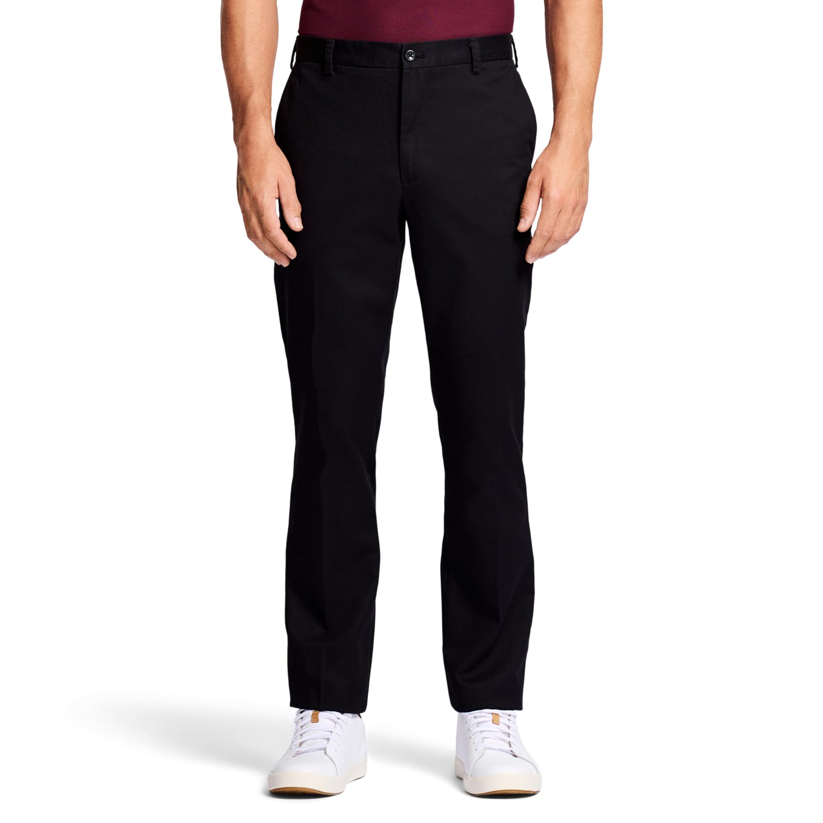 IZOD Men's Regular American Chino Flat Front Straight-Fit Pant