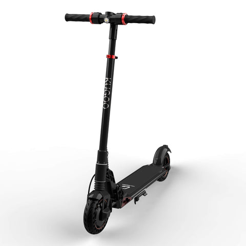 KUGOO S1 Plus 8 inch Folding Electric Scooter 350W Motor, Clear LCD Display Screen, Black