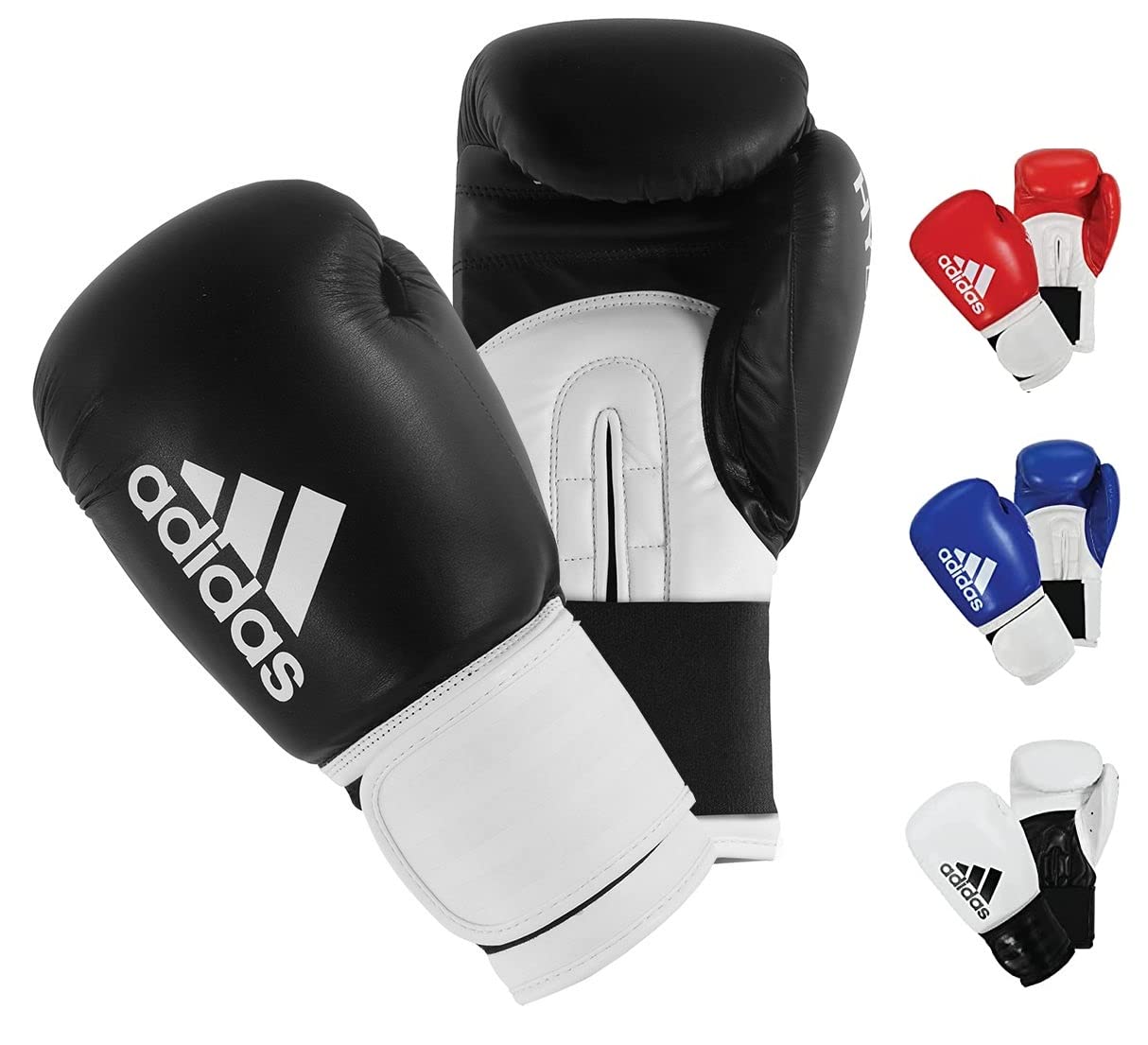 Adidas Boxing Gloves - Black and Silver, 6 oz