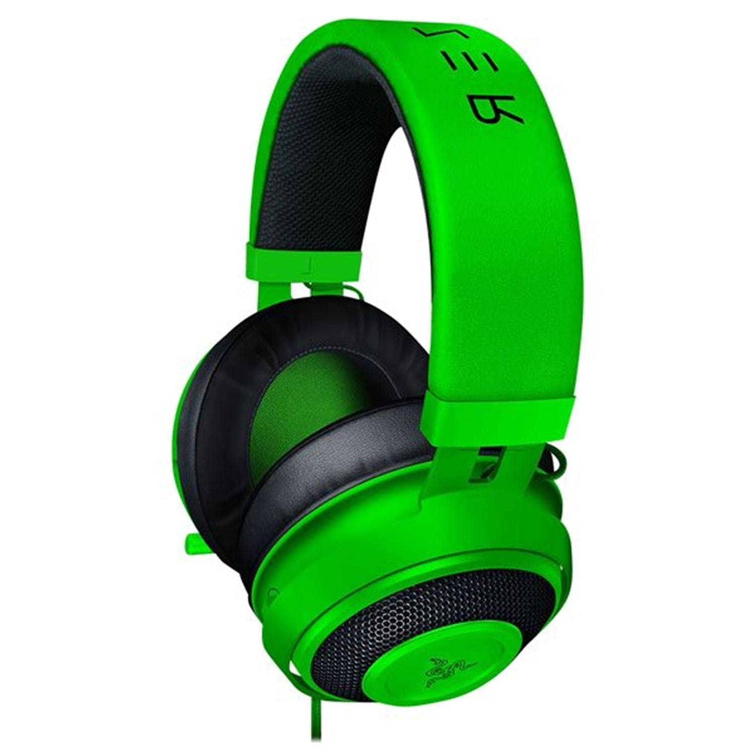 Razer Kraken Gaming Headset: Lightweight Aluminum Frame, Retractable Noise Isolating Microphone, for PC, PS4, PS5, Switch, Xbox One, Xbox Series X & S, Mobile, 3.5 mm Audio Jack – Green