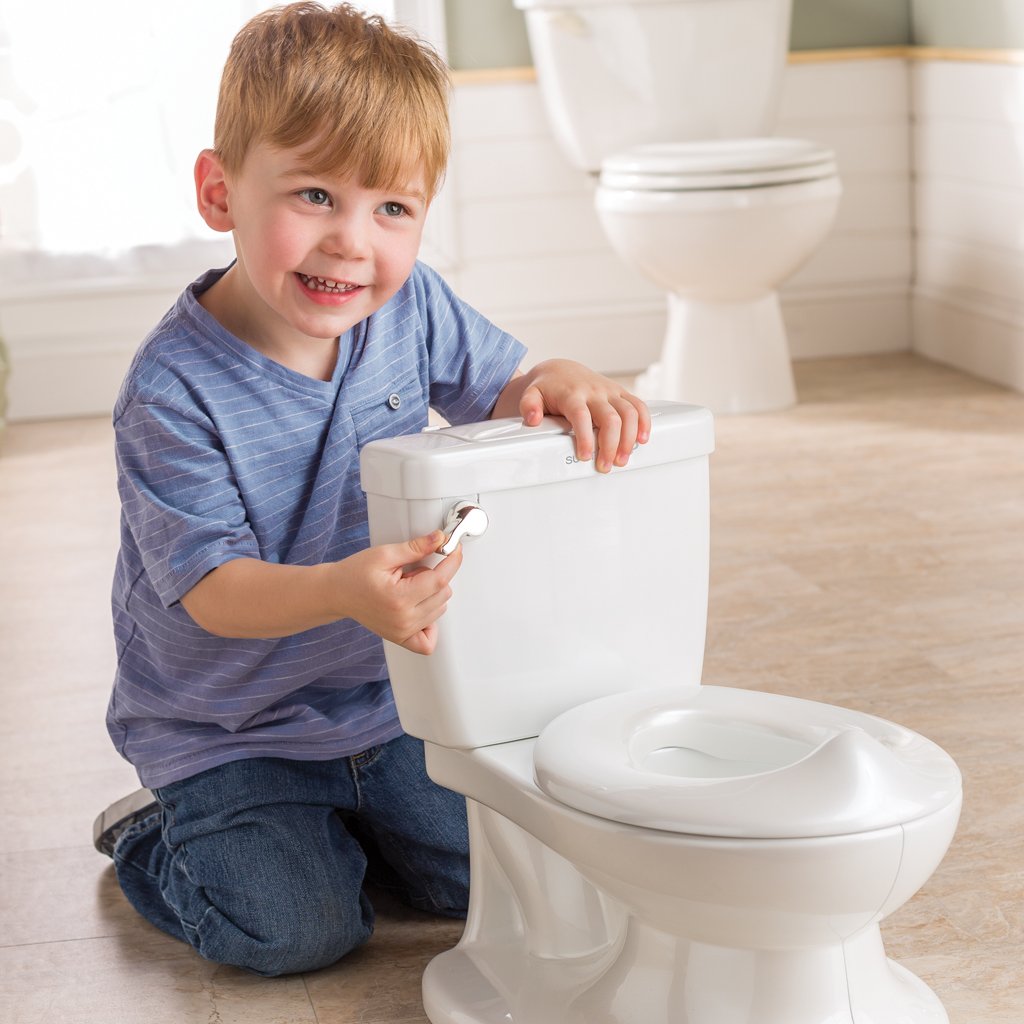 Summer Infant Summer My Size Potty, White â€“ Realistic Potty Training Toilet Looks And Feels Like An Adult Easy To Empty Clean