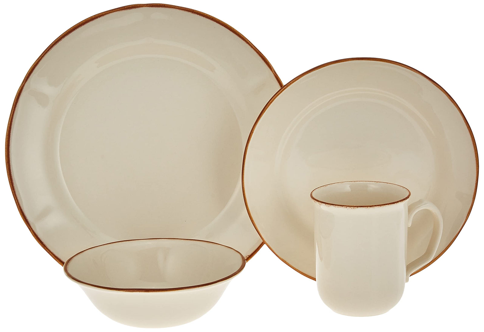 Claytan Crafted Ring Dinner Set 23 pcs