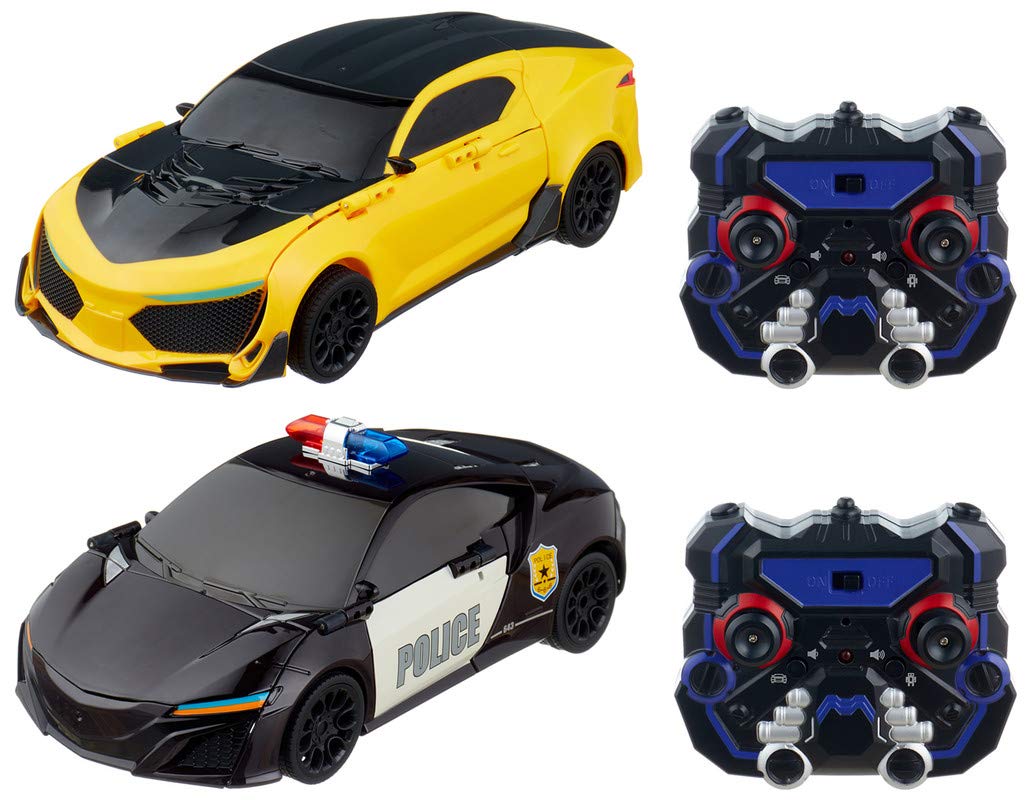 Jaki Radio Controlled Transformable Cars for Kids, 2 Pieces - K17-multi size