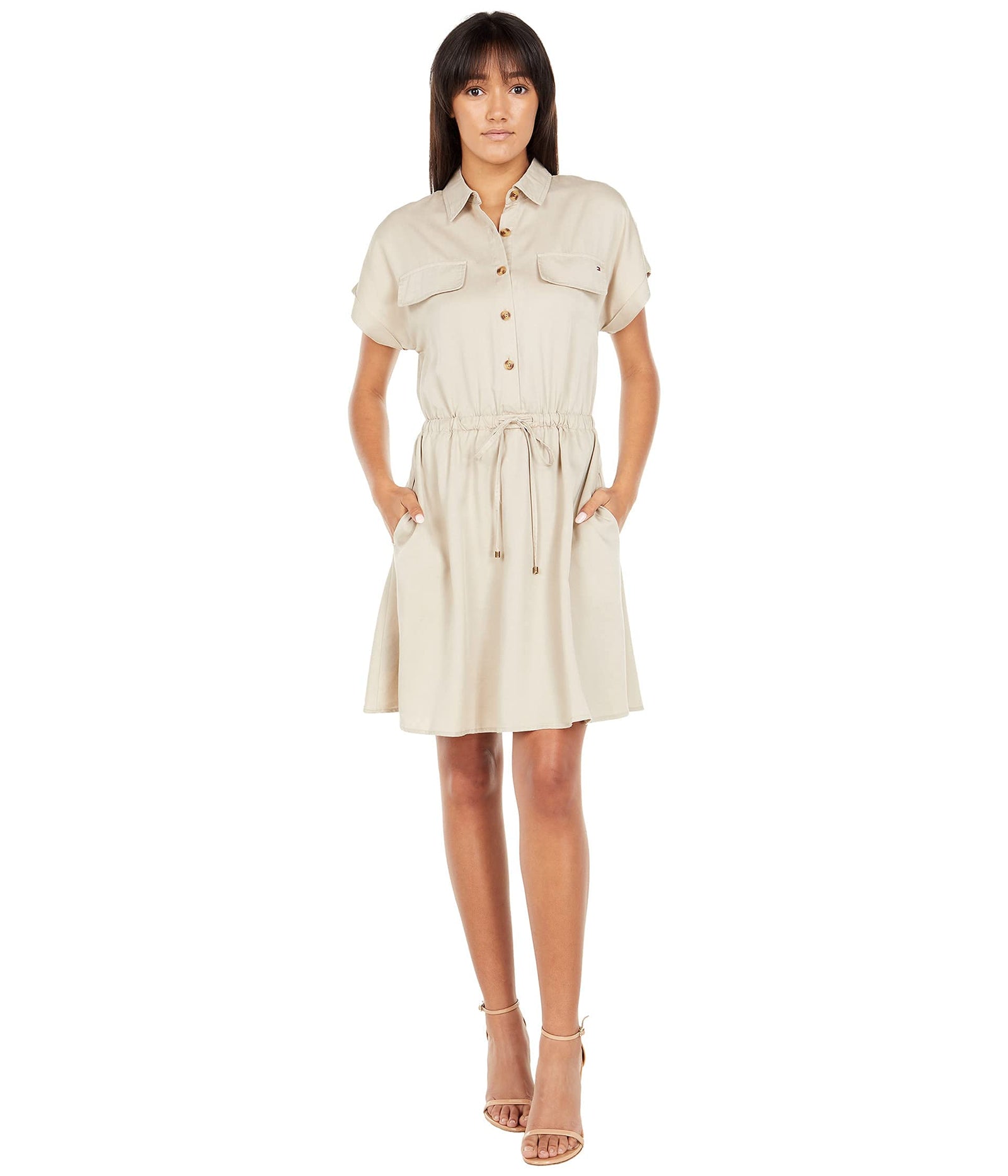 Tommy Hilfiger womens T-shirt Dress –short Sleeve Cotton Summer Dresses for Women Casual Dress