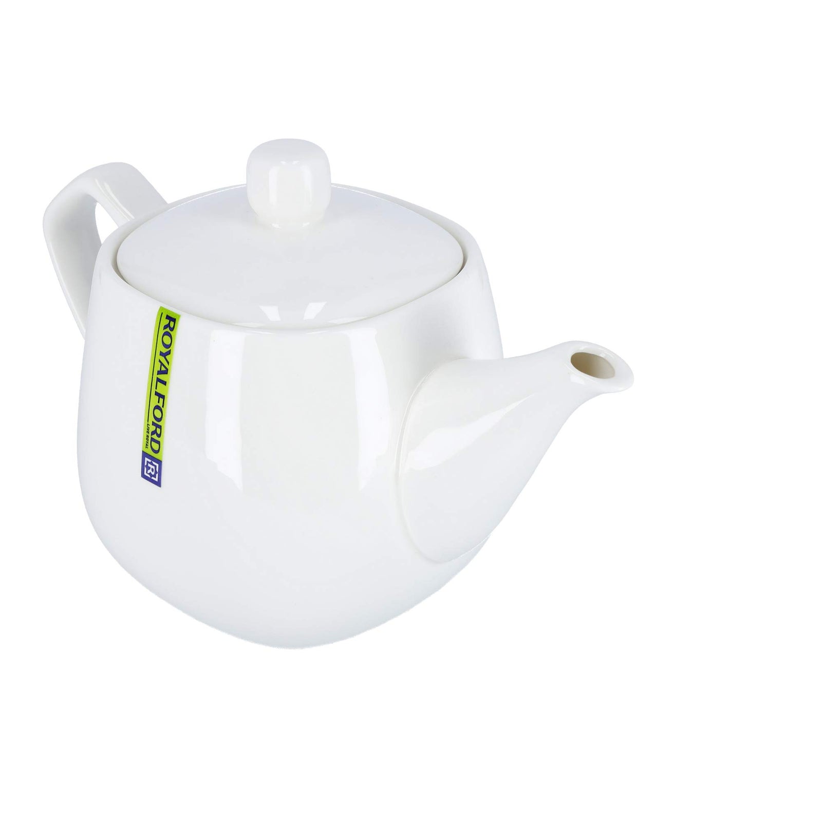 830ML Tea Pot- Coffee/Tea Pot White - Heavy-Duty Durable Material Prevent Breakages | Thick wall keep the contents Hot/Cold for Long Time | Ideal for Serving in Home, Office, Parties & More (White)