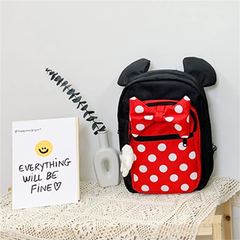 Cute Backpacks for Little Girls Kids Waterproof Casual Daypack Kindergarten Bookbags School Bag Small children's Rucksack (girl), Red