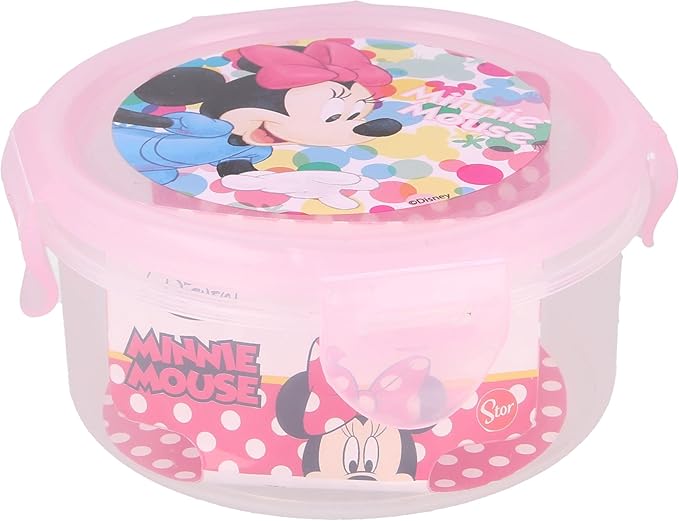 Stor Round Hermetic Food Container 270Ml Minnie Feel Good