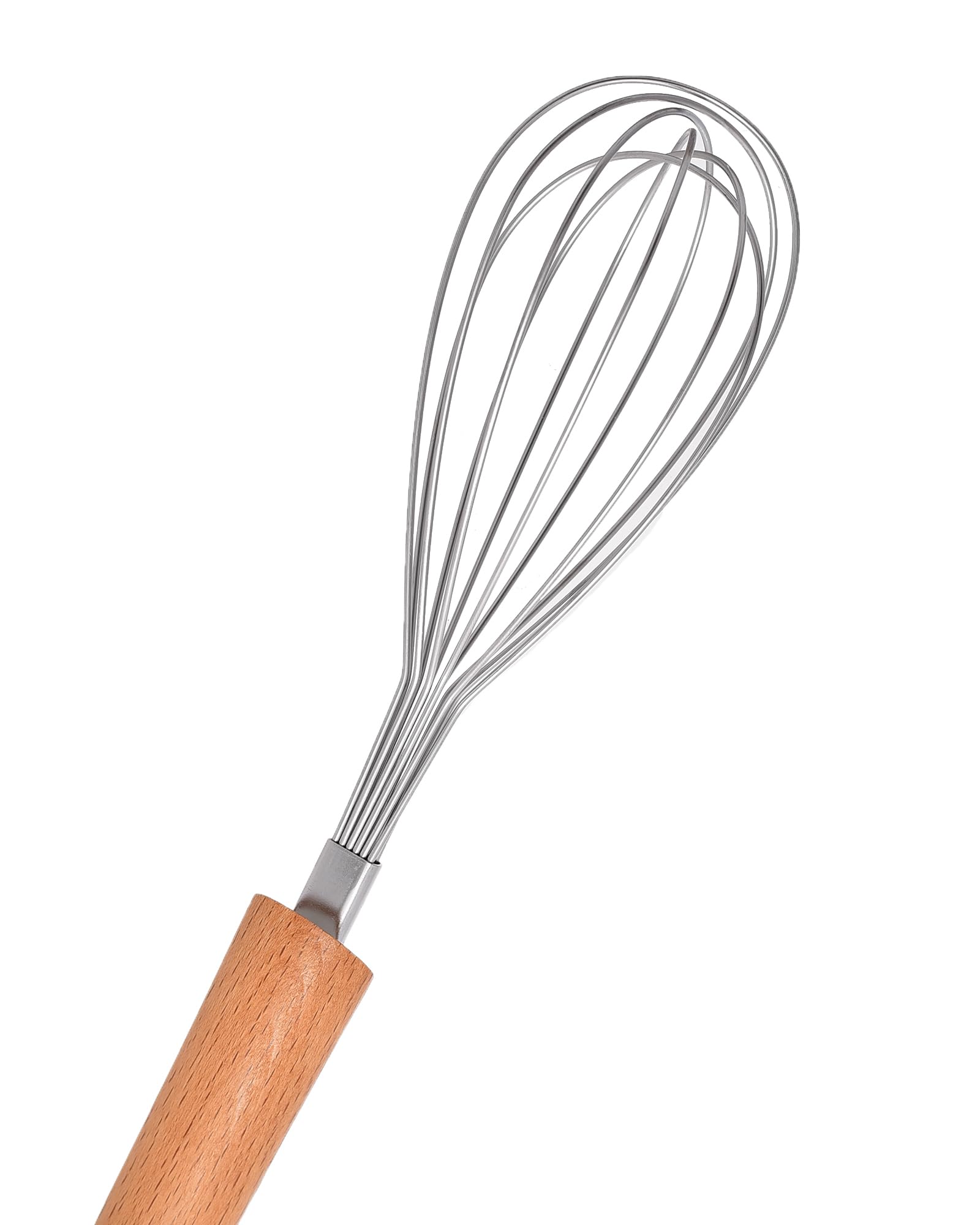 Whisk 10 Material Beech Wood S/S 430 Size 29 * 5.5 * 5 cm IG39