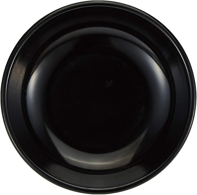 Servewell Melamine Symphony Sauce Black Plate (10X10cm) C_2118_01