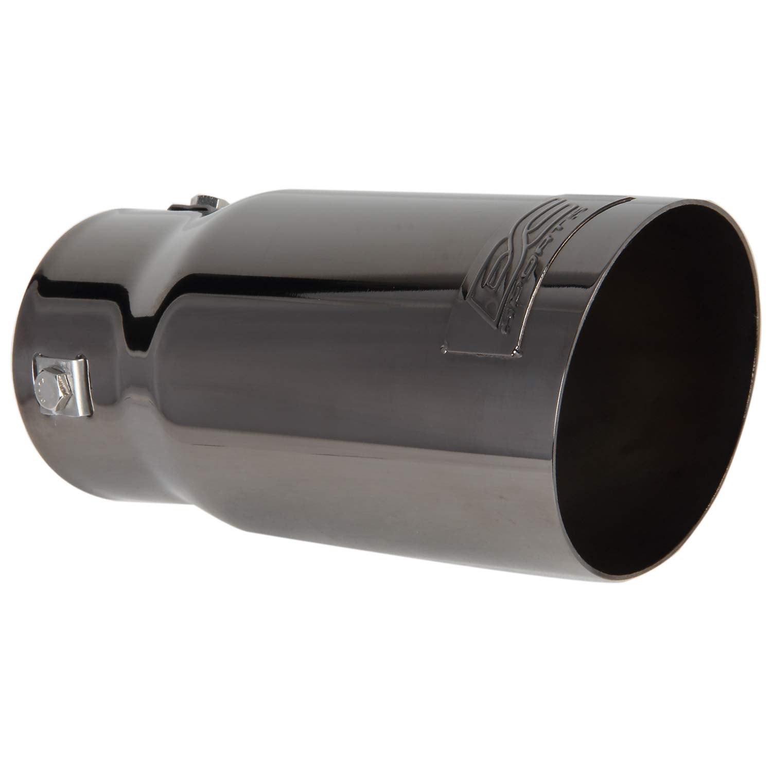 DC Sports Ex-1024 Omega Black Chrome Round Exhaust Tip