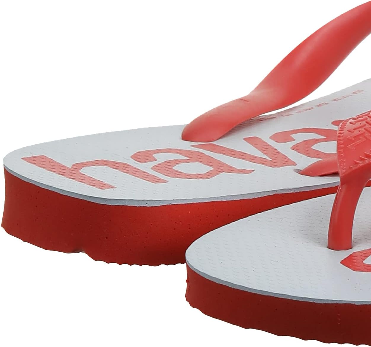 Havaianas Unisex Top Logomania 2 Sandals - Red Crush