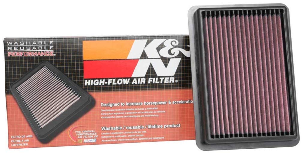 K&N Engine Air Filter: High Performance, Premium, Washable, Replacement Car Compatible With 2019-2020 Mazda 3; Cx-30, 33-5096