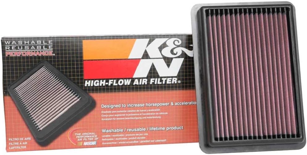 K&N Engine Air Filter: High Performance, Premium, Washable, Replacement Car Compatible With 2019-2020 Mazda 3; Cx-30, 33-5096