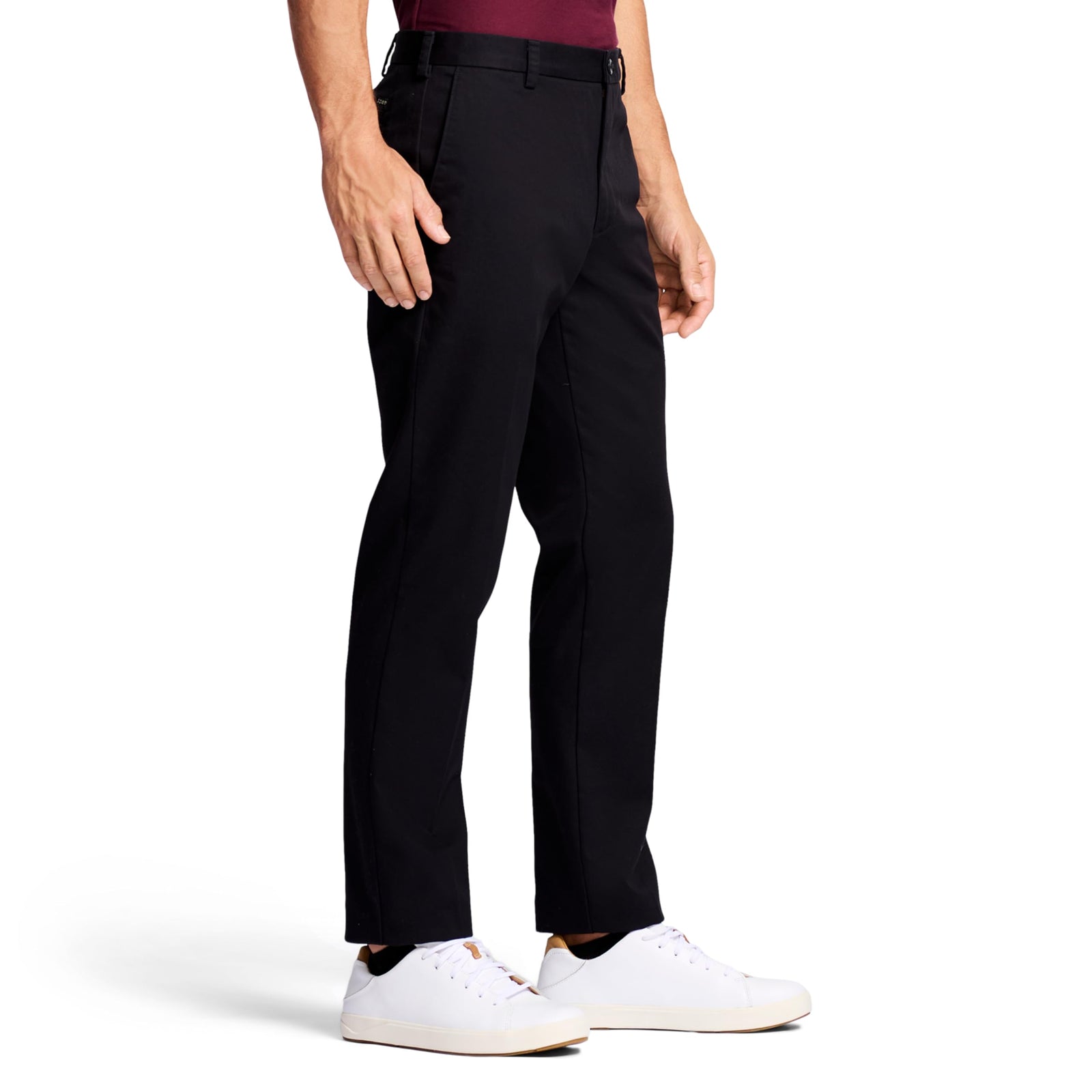 IZOD Men's Regular American Chino Flat Front Straight-Fit Pant