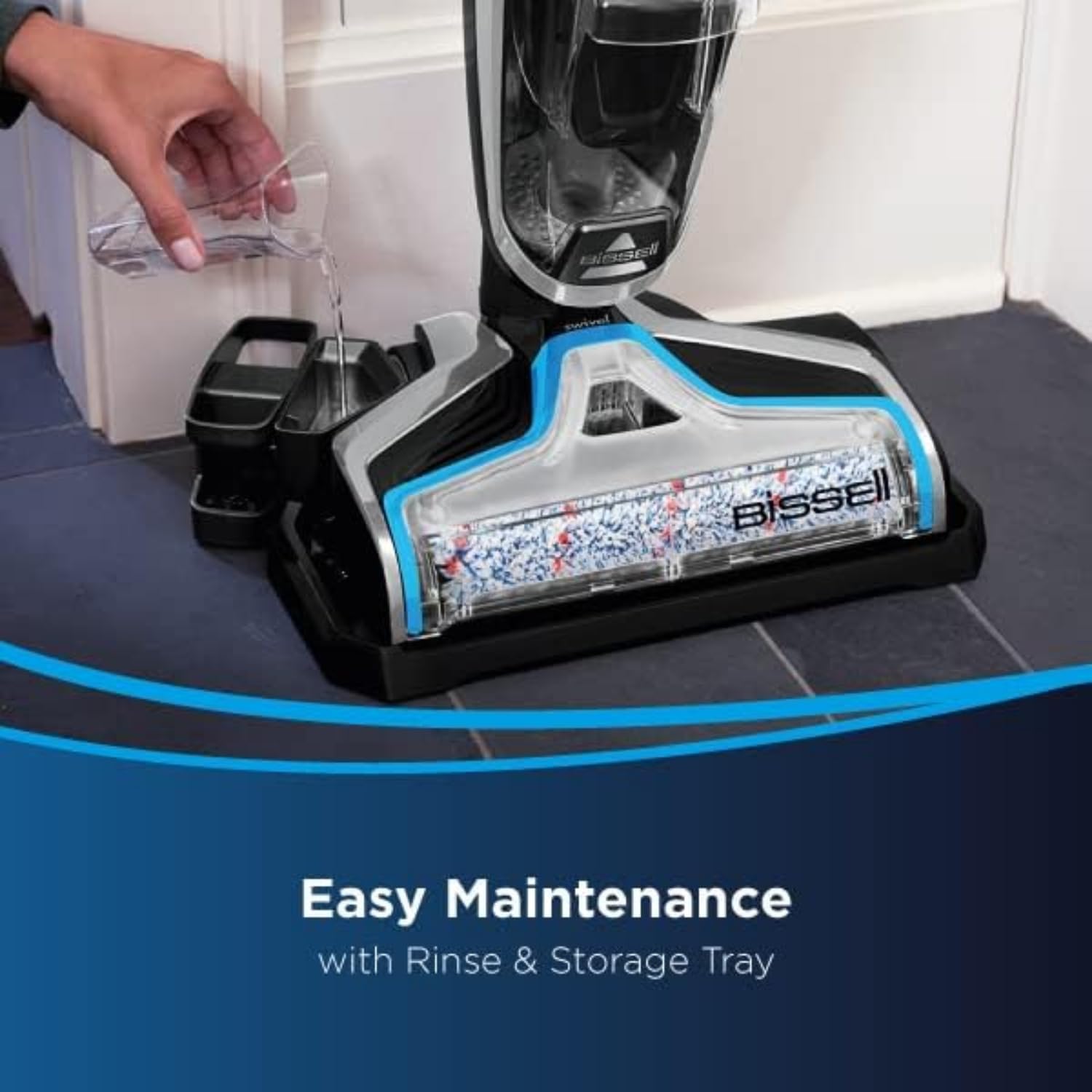 BISSELL CrossWave Advanced Pro 2223E – Multi-Surface Wet & Dry Vacuum Cleaner, Pet Hair Removal, Smart Clean Technology, Ideal for Hard Floors & Area Rugs