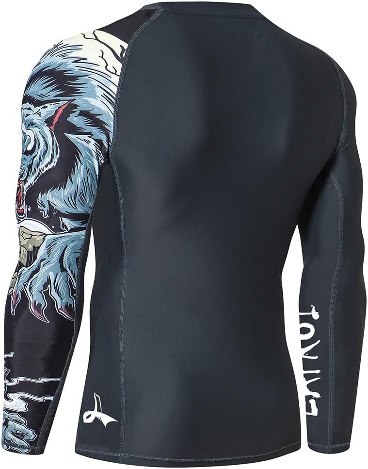 LAFROI Men Rash Guard Rash Guard Shirt