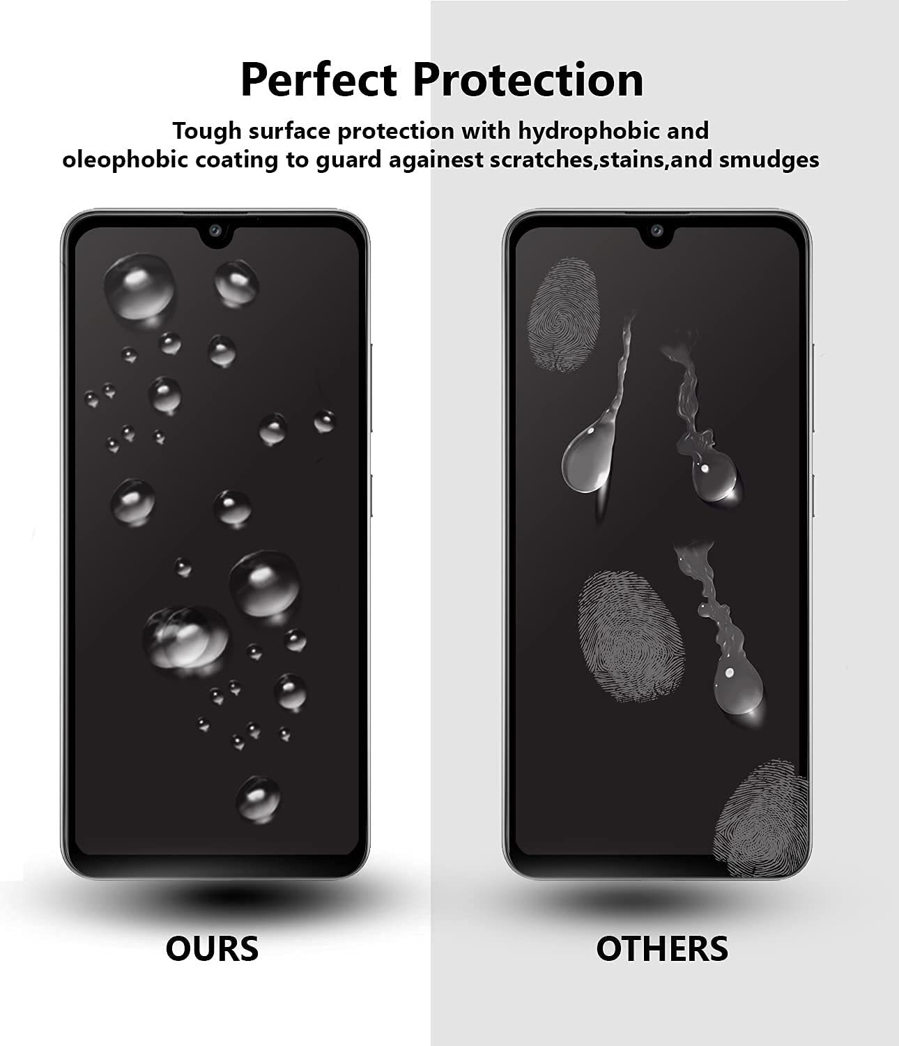 9D Al-HuTrushi Screen Protector compatible with Samsung Galaxy A22 Tempered Glass, Clear Transparent Film Case Friendly 9H Hardness Anti-Fingerprint Anti-Scratch No Bubble (Black-9D)