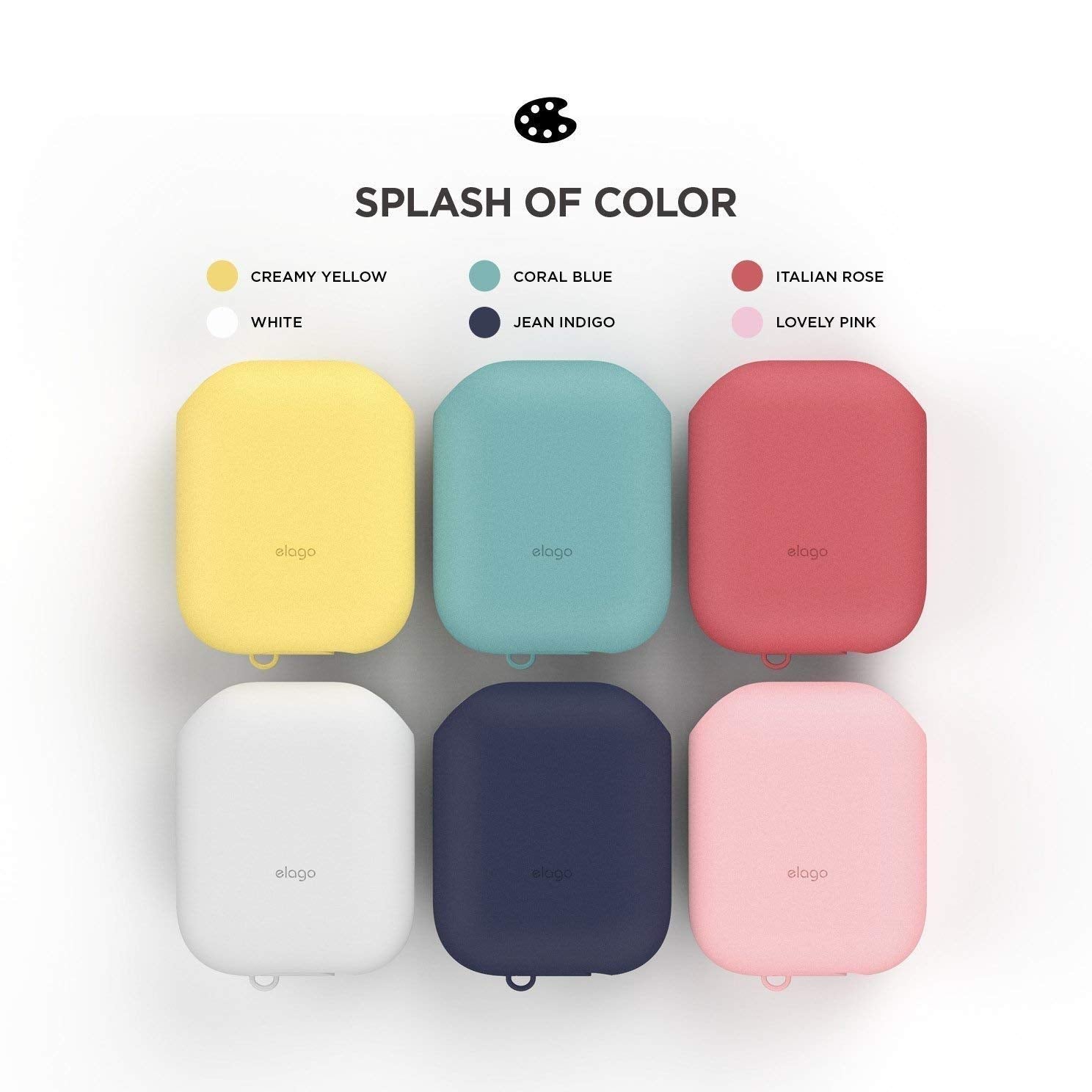 Elago Waterproof Case for Apple Airpods - Italian Rose