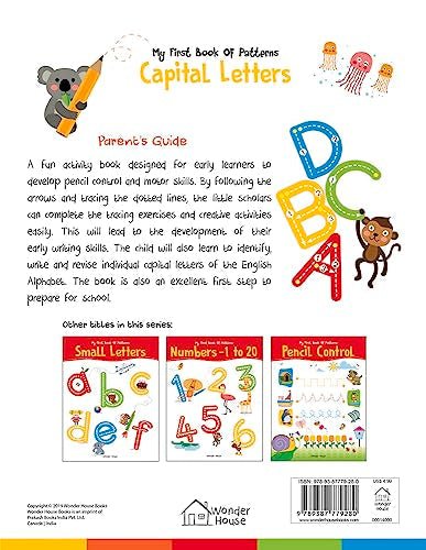 My First Book of Patterns Capital Letters: Write and Practice Patterns and Capital Letters A to Z (Pattern Writing) Paperback