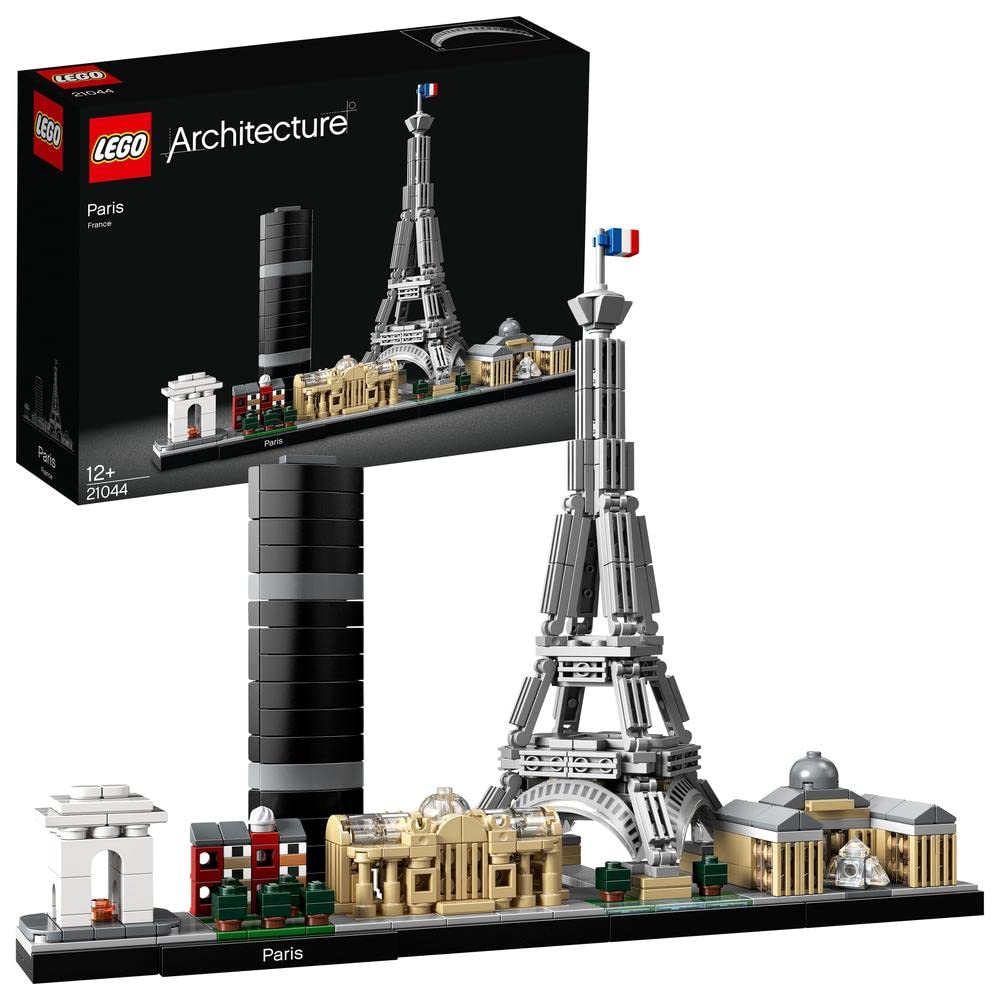 LEGO Architecture Paris 21044 Building Blocks Toy Set; Toys for Boys, Girls, and Kids (694 Pieces)