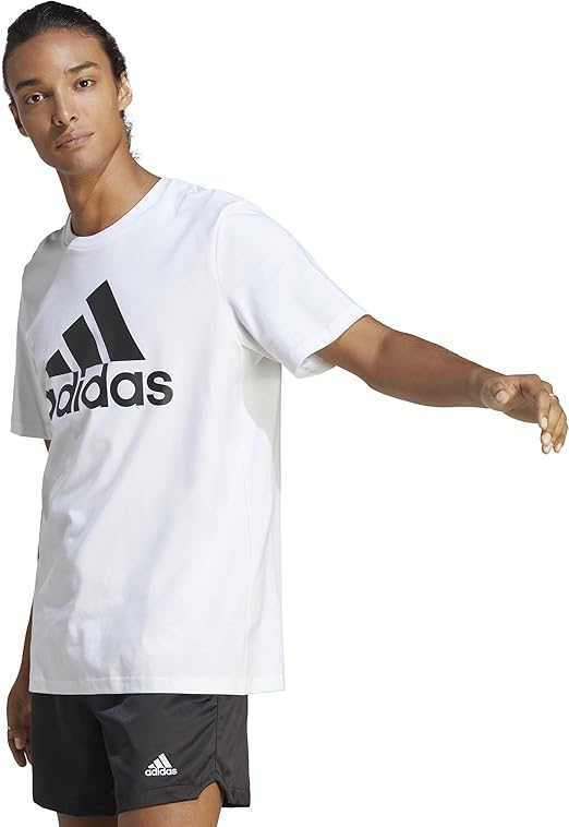 Adidas essentials single jersey big logo t-shirt t-shirts for men